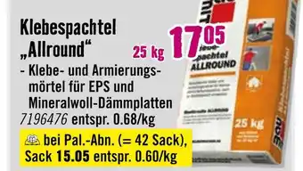 Hornbach Klebespachtel allround Angebot