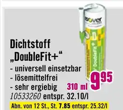 Hornbach Dichtstoff doublefit+ Angebot