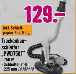 Hornbach Trockenbauschleifer pwd750t Angebot