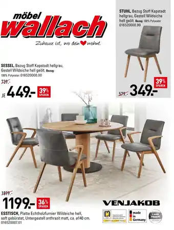 Möbel Wallach Venjakob sessel Angebot