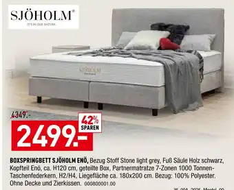 Möbel Wallach Sjöholm boxspringbett enö Angebot