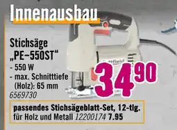Hornbach Stichsäge pe-550st Angebot