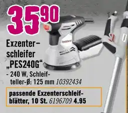 Hornbach Exzenterschleifer „pes240g“ Angebot