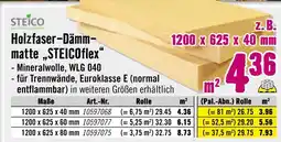 Hornbach Steico holzfaser-dämmmatte steicoflex Angebot