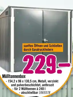 Hornbach Mülltonnenbox Angebot