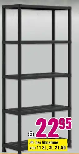Hornbach Kunststoffregal Angebot