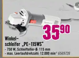 Hornbach Winkelschleifer pe-115ws Angebot