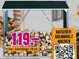 Hornbach Kaminholzunterstände Angebot