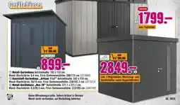 Hornbach Konsta metall-gartenhaus Angebot