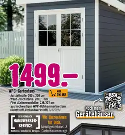 Hornbach Wpc-gartenhaus Angebot