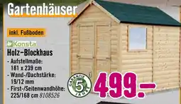 Hornbach Konsta holz-blockhaus Angebot