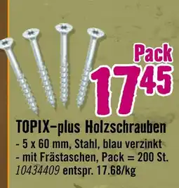 Hornbach Topix-plus holzschrauben Angebot