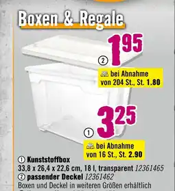 Hornbach Kunststoffbox Angebot