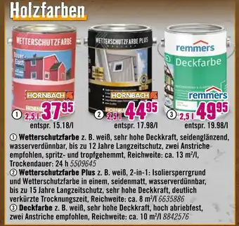 Hornbach Wetterschutzfarbe Angebot