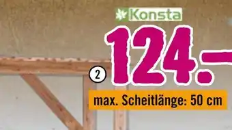 Hornbach Konsta kaminholzunterstand Angebot
