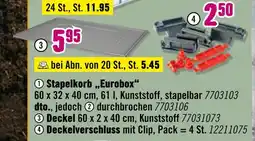 Hornbach Stapelkorb 'eurobox' Angebot