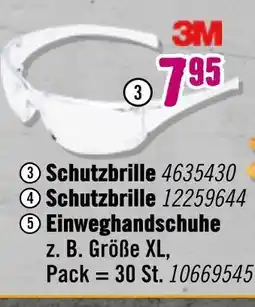 Hornbach 3m schutzbrille Angebot