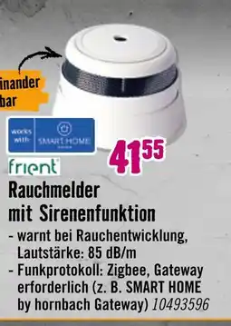 Hornbach Frient rauchmelder mit sirenenfunktion Angebot