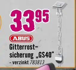 Hornbach Abus gitterrostsicherung gs40 Angebot
