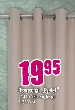 Hornbach Ösenschal eyelet Angebot