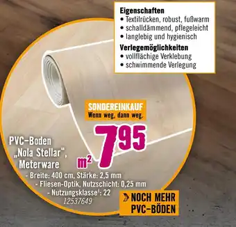 Hornbach Pvc-boden nola stellar meterware Angebot