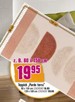 Hornbach Teppich 'pardo terra' Angebot