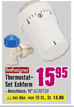 Hornbach Rotheigner thermostat-set eckform Angebot