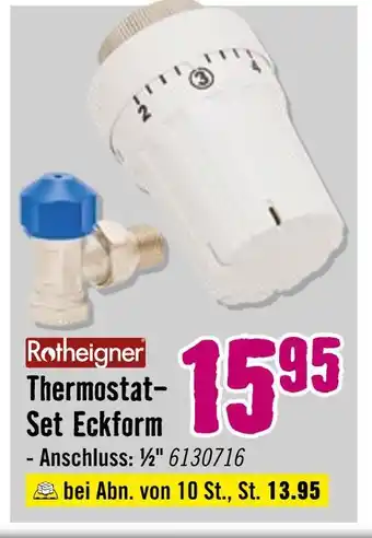 Hornbach Rotheigner thermostat-set eckform Angebot