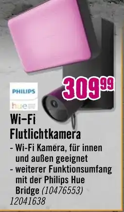 Hornbach Philips hue wi-fi flutlichtkamera Angebot