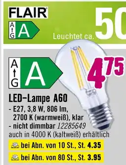 Hornbach Flair led-lampe a60 Angebot