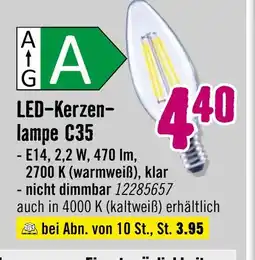 Hornbach Led-kerzenlampe c35 Angebot