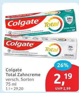 Budni Colgate total zahnpasta gesunde frische Angebot
