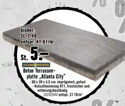 Hornbach Flair stone beton terrassenplatte „atlanta city“ Angebot