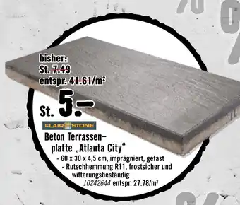 Hornbach Flair stone beton terrassenplatte „atlanta city“ Angebot