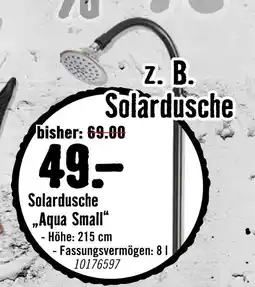 Hornbach Solardusche aqua small Angebot