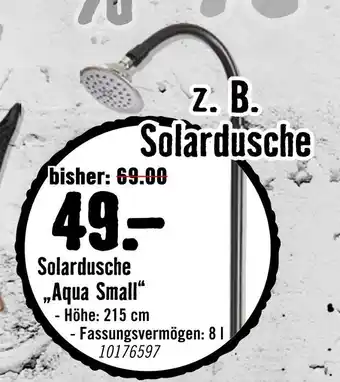 Hornbach Solardusche aqua small Angebot