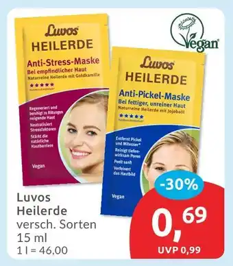 Budni Luvos anti-stress-maske Angebot
