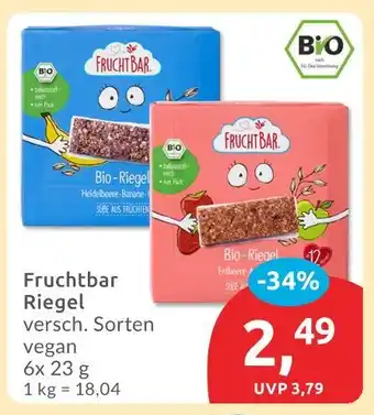 Budni Fruchtbar bio-riegel heidelbeere-banane Angebot