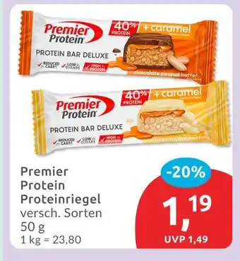 Budni Premier protein protein bar deluxe Angebot