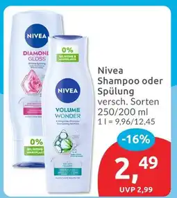 Budni Nivea shampoo diamond gloss Angebot