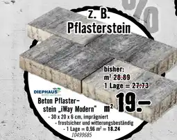 Hornbach Diephaus beton pflasterstein 'iway modern' Angebot