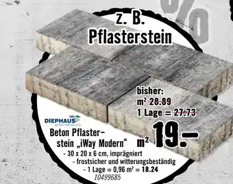 Hornbach Diephaus beton pflasterstein 'iway modern' Angebot