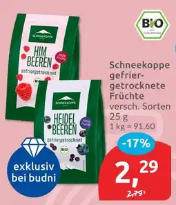 Budni Schneekoppe himbeeren gefriergetrocknet Angebot