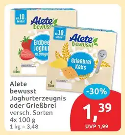Budni Alete bewusst erdbeer joghurt Angebot