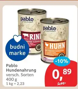 Budni Pablo hundenahrung rind Angebot