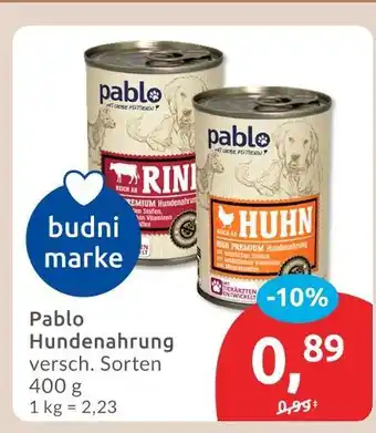 Budni Pablo hundenahrung rind Angebot