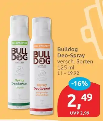 Budni Bulldog spray deodorant original Angebot