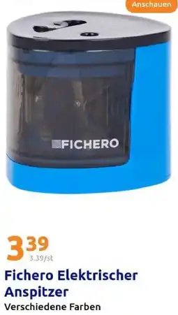 Action Fichero Elektrischer Anspitzer Angebot