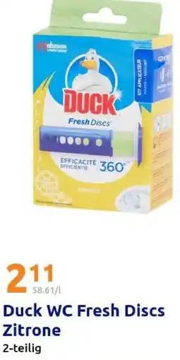 Action Duck WC Fresh Discs Zitrone Angebot
