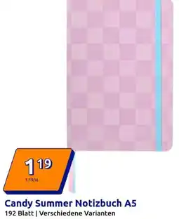 Action Candy Summer Notizbuch A5 Angebot